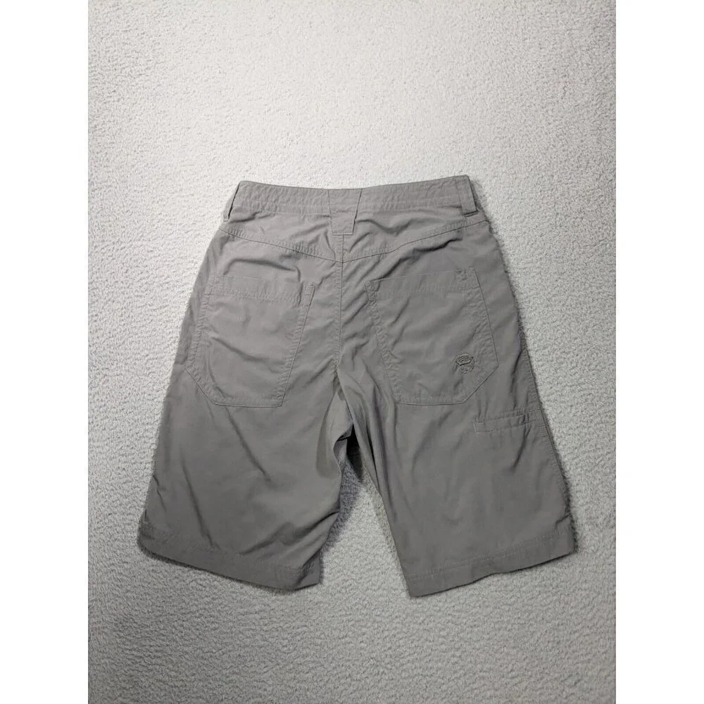 Mountain Hardwear Shorts Mens 30 (Measures 28) Nylon Hiking Outdoor Gray
